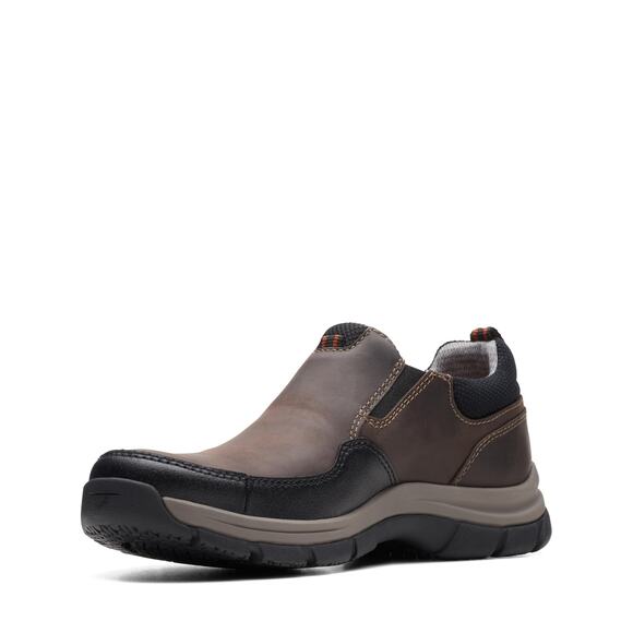 NWT Clarks Men’s Walpath Step Loafer Dark Brown Size 10 Wide